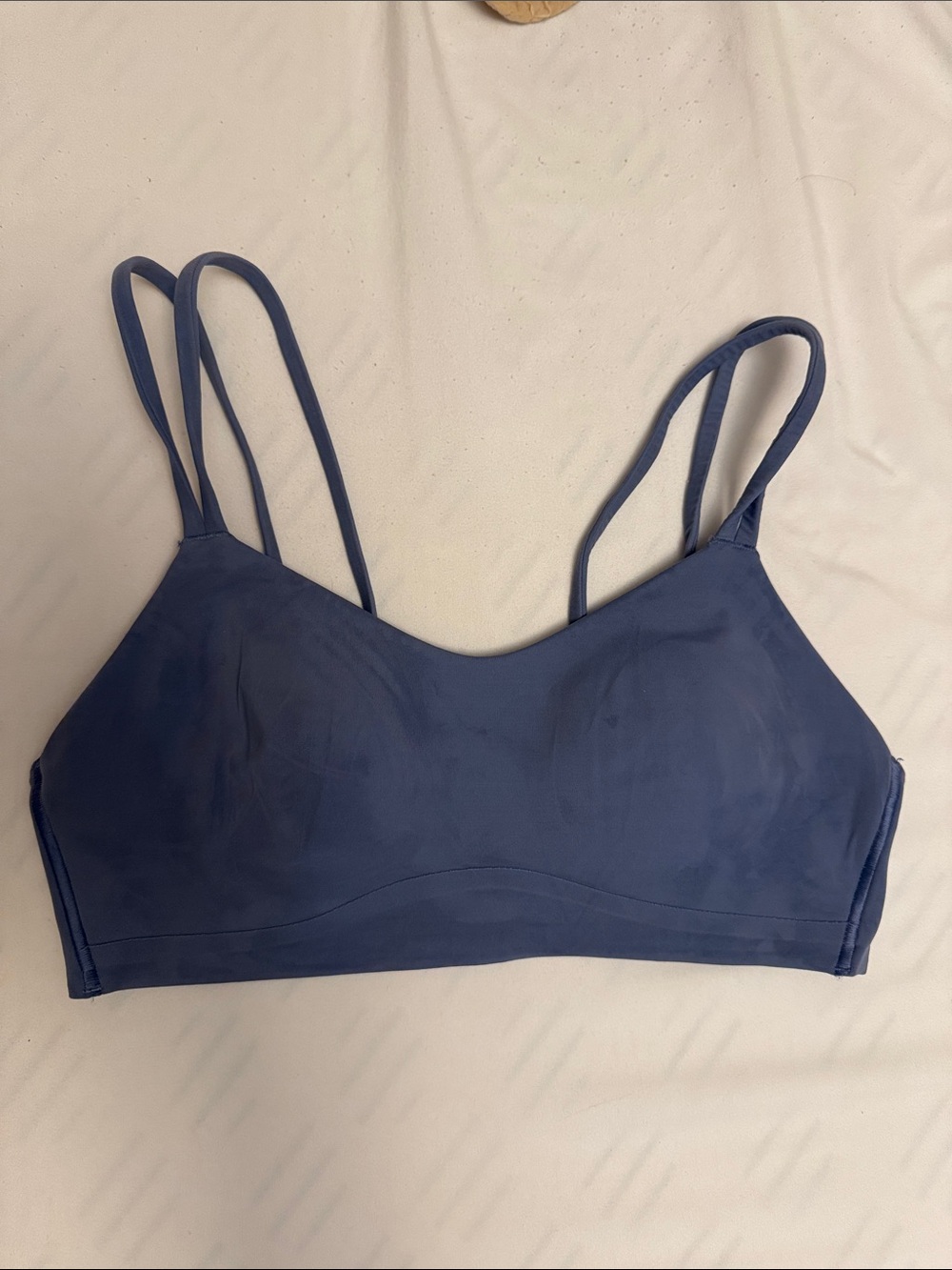 lululemon athletica Double-Strap Bralette — Deep Blue